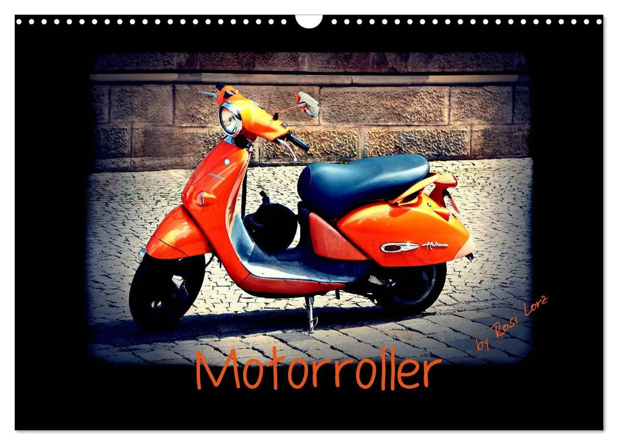 Cover: 9783516231885 | Motorroller (Wandkalender 2026 DIN A3 quer), CALVENDO Monatskalender