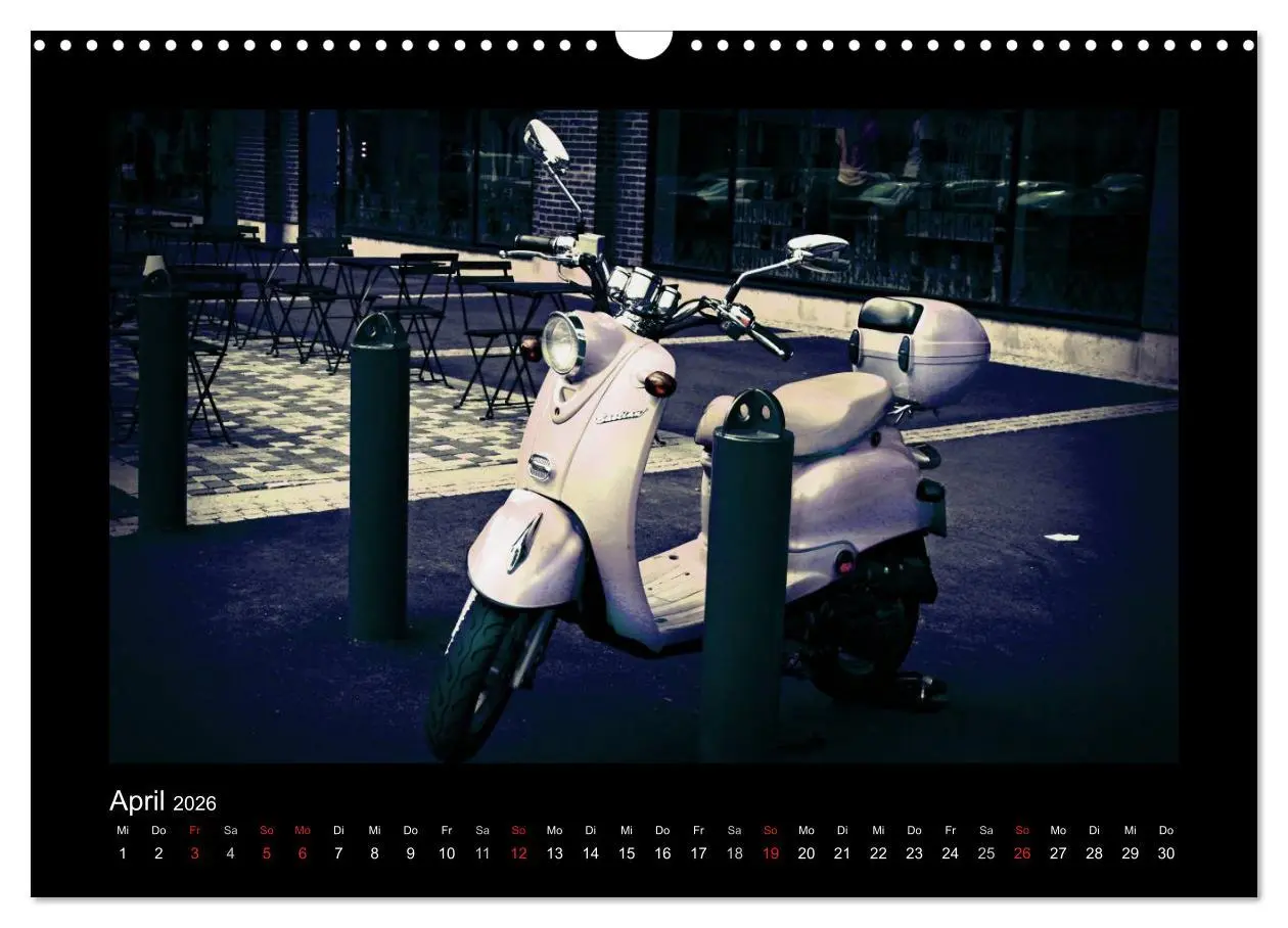 Bild: 9783516231885 | Motorroller (Wandkalender 2026 DIN A3 quer), CALVENDO Monatskalender