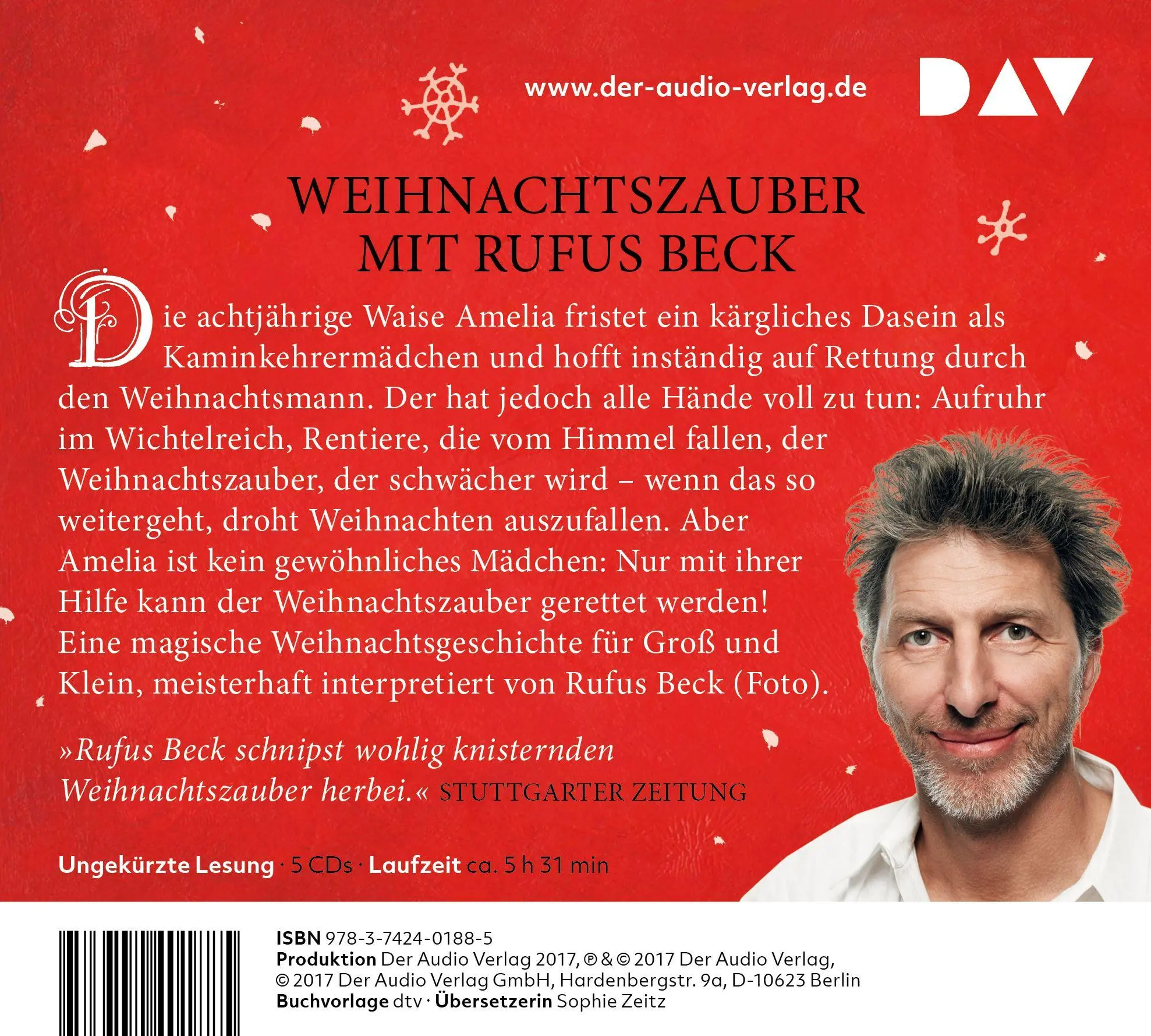 Rückseite: 9783742401885 | Das Mädchen, das Weihnachten rettete | Ungekürzte Lesung | Matt Haig