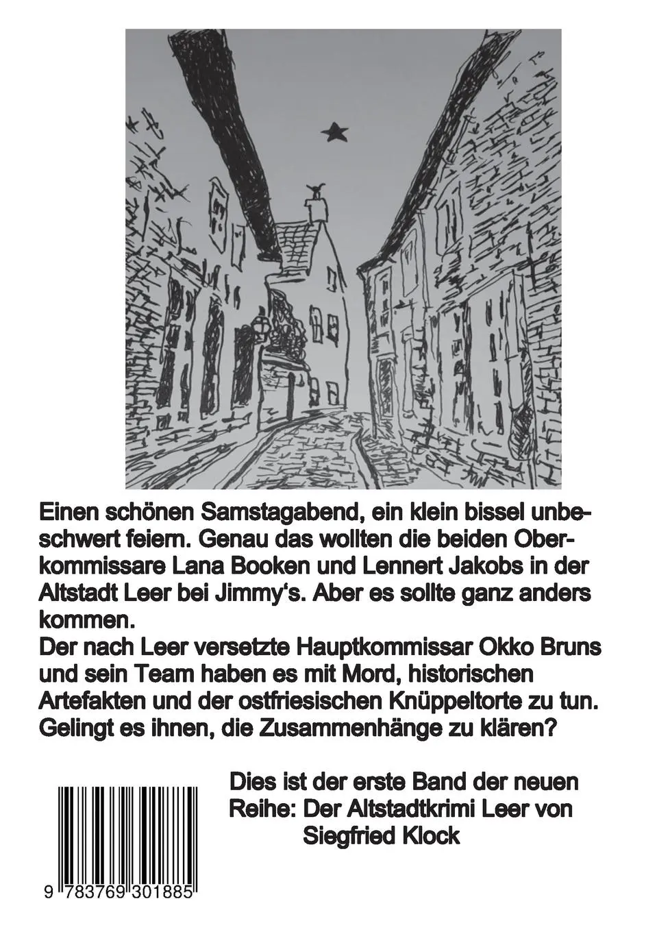 Rückseite: 9783769301885 | Altstadtkrimi Leer | Das Geheimnis der ostfriesischen Knüppeltorte