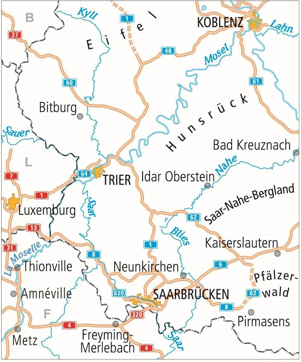 Bild: 9783969901885 | BVA ADFC Radtourenkarte Saarland /Mosel 1:150.000 | V. (u. a.) | 2024