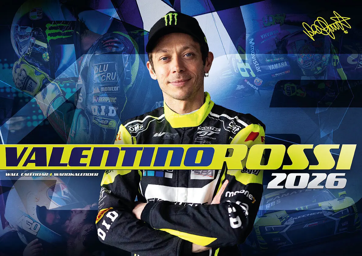 Cover: 9798893611885 | Valentino Rossi Kalender 2026 | Der MotoGP Star | Kalender | 14 S.