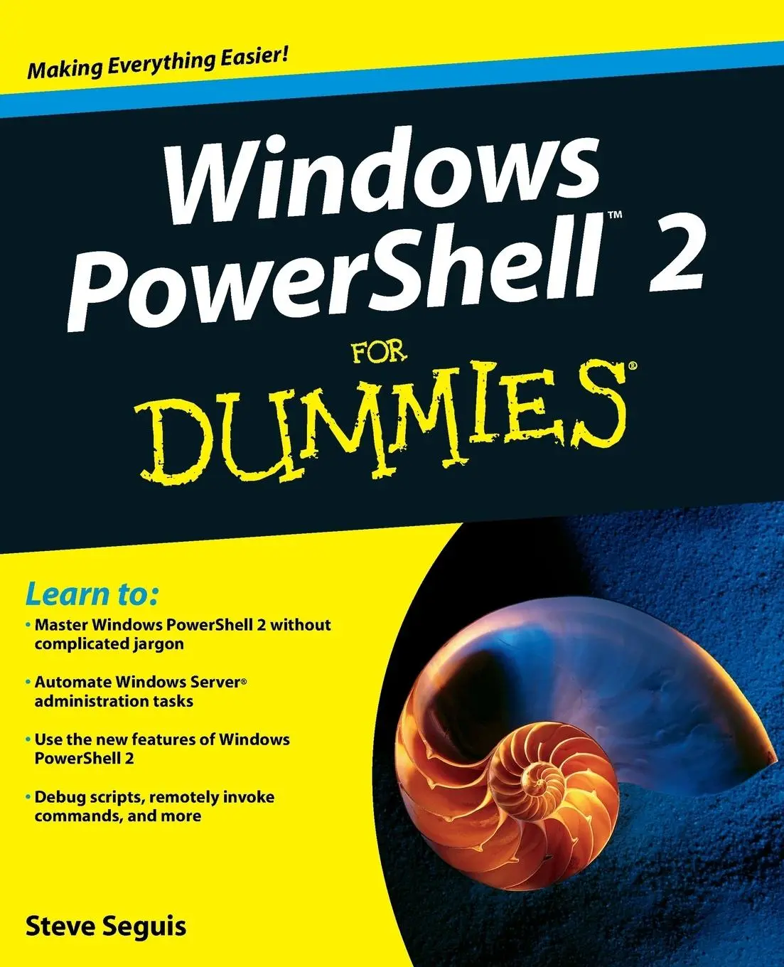 Cover: 9780470371985 | Windows Powershell 2 for Dummies | Steve Seguis | Taschenbuch | 416 S.
