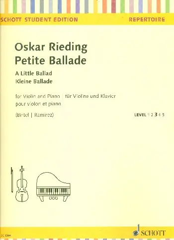 Cover: 9790001161985 | Little Ballade | Für Violine und Klavier | Oskar Rieding | Buch | 2018