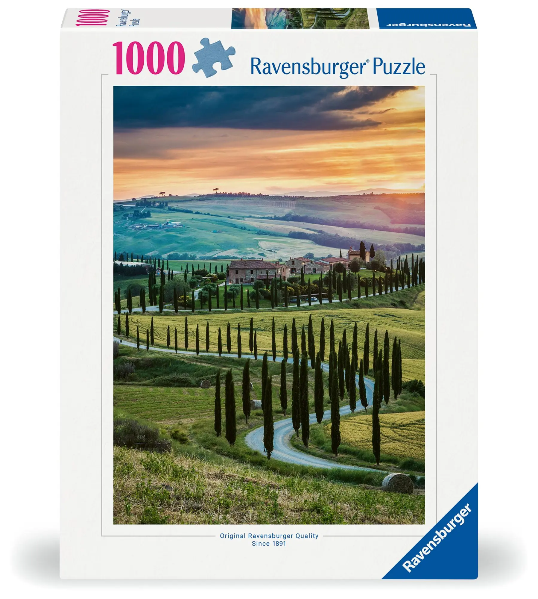 Cover: 4005555012085 | Erwachsenenpuzzle 1000 Teile - Orciatal, Toskana | Spiel | 12001208