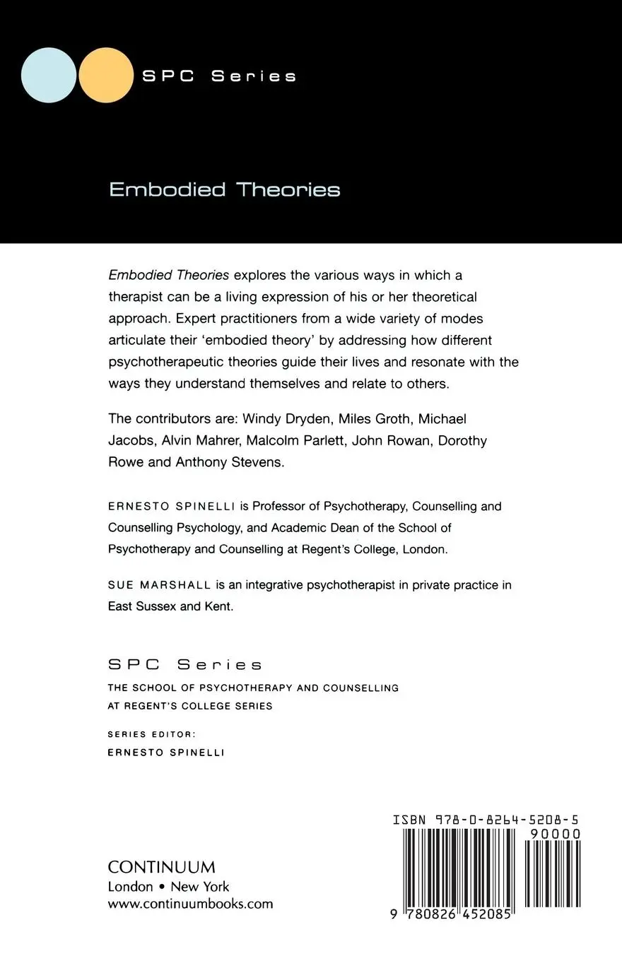 Rückseite: 9780826452085 | Embodied Theories | Ernesto Spinelli (u. a.) | Taschenbuch | Englisch