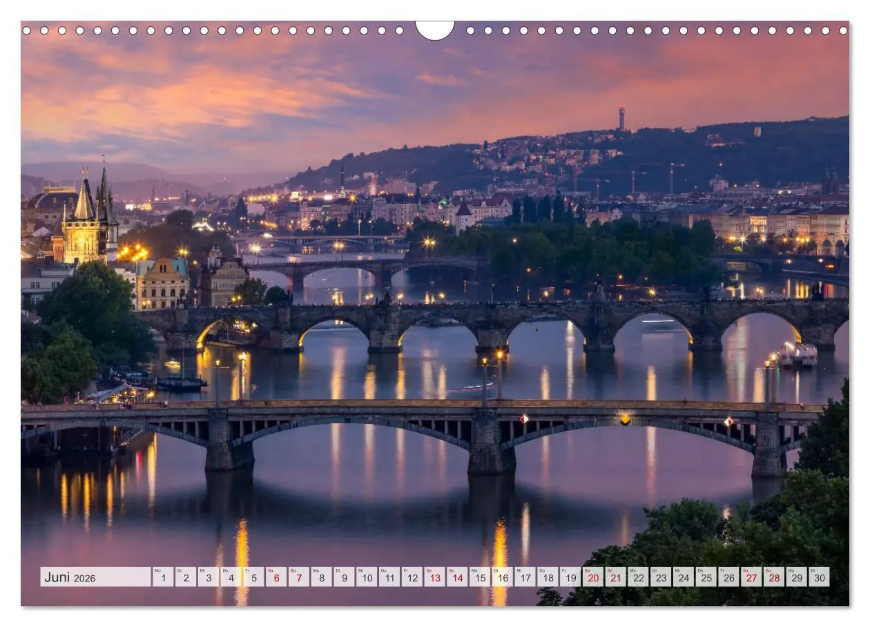 Bild: 9783457572085 | PRAG Impressionen bei Tag und Nacht (Wandkalender 2026 DIN A3...
