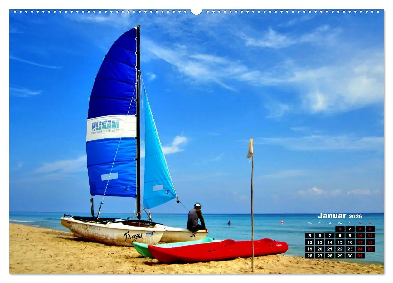 Bild: 9783457642085 | Katamarane an Traumstränden - Hobie Cats in Cuba (Wandkalender 2026...