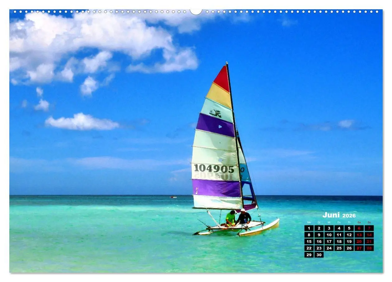 Bild: 9783457642085 | Katamarane an Traumstränden - Hobie Cats in Cuba (Wandkalender 2026...