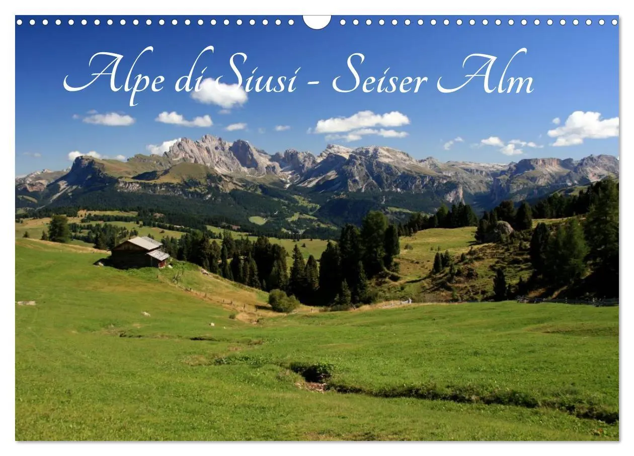 Cover: 9783457952085 | Alpe di Siusi - Seiser Alm (Wandkalender 2026 DIN A3 quer),...