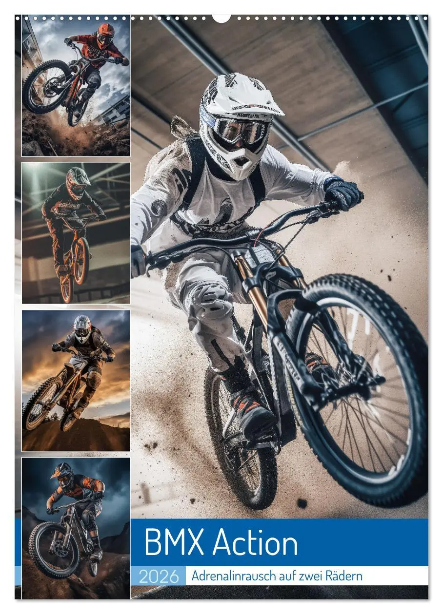 Cover: 9783516282085 | BMX Action (Wandkalender 2026 DIN A2 hoch), CALVENDO Monatskalender