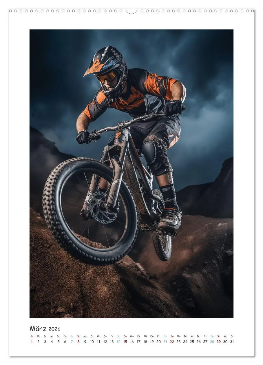 Bild: 9783516282085 | BMX Action (Wandkalender 2026 DIN A2 hoch), CALVENDO Monatskalender