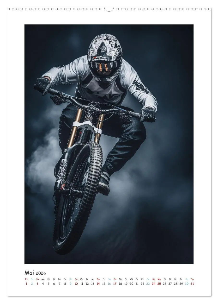 Bild: 9783516282085 | BMX Action (Wandkalender 2026 DIN A2 hoch), CALVENDO Monatskalender