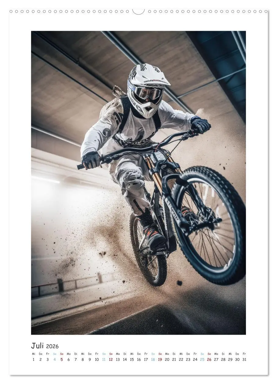 Bild: 9783516282085 | BMX Action (Wandkalender 2026 DIN A2 hoch), CALVENDO Monatskalender