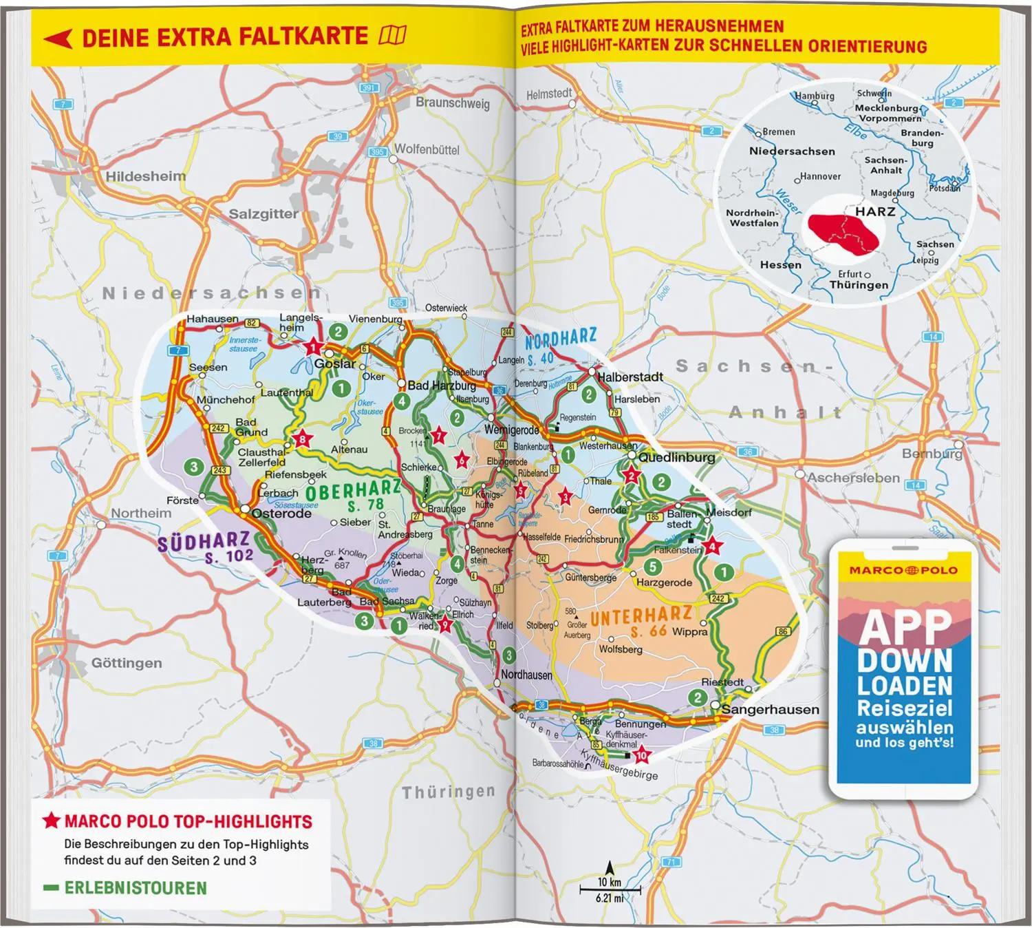 Bild: 9783829742085 | MARCO POLO Reiseführer Harz | Ralf Kirmse (u. a.) | Taschenbuch | 2025
