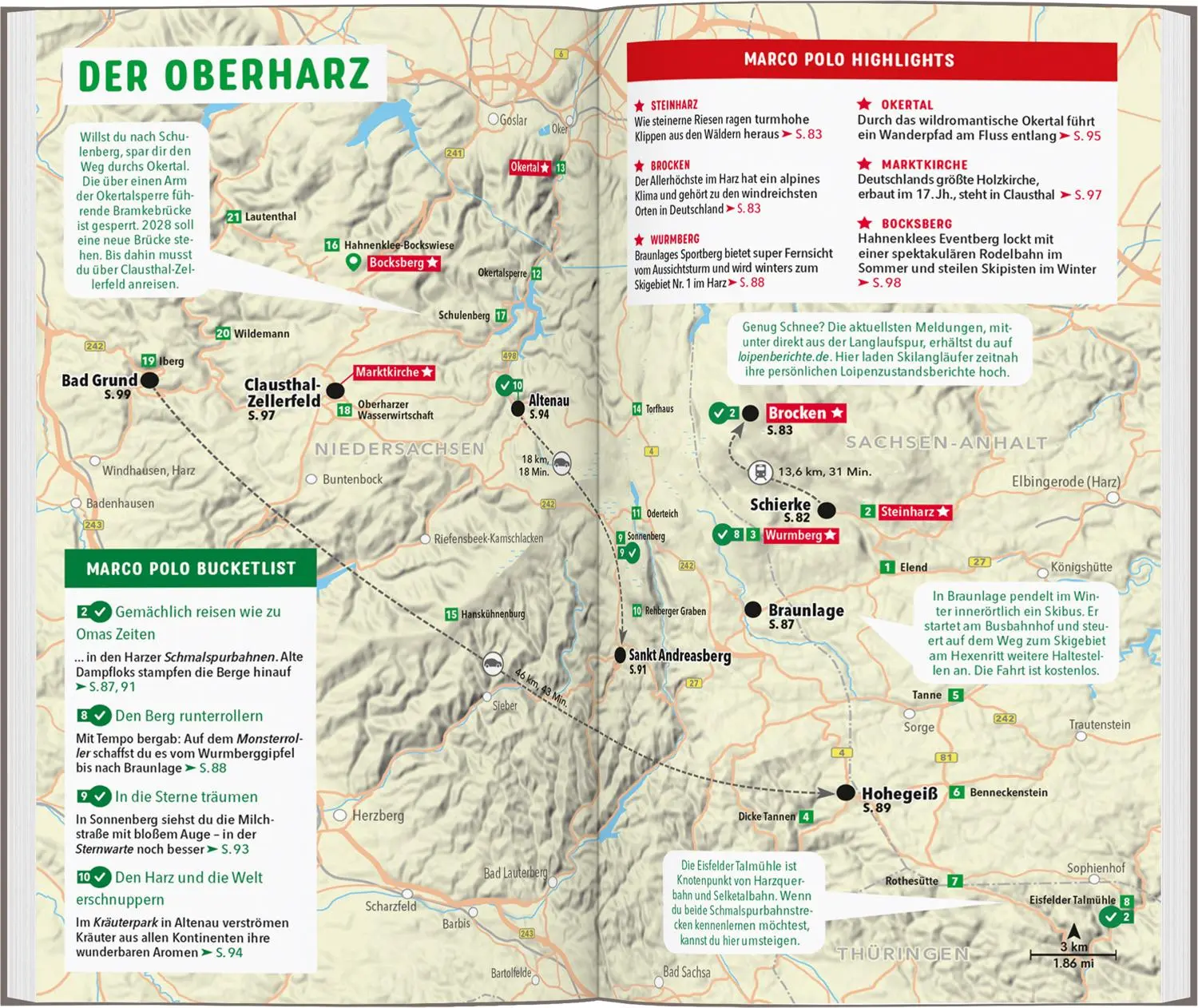 Bild: 9783829742085 | MARCO POLO Reiseführer Harz | Ralf Kirmse (u. a.) | Taschenbuch | 2025