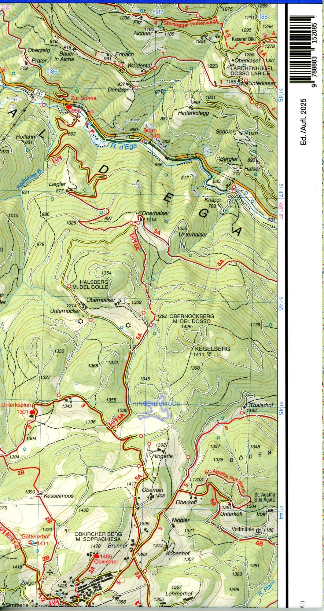 Bild: 9788883152085 | 49 Südtirol Weinstrasse | 1:25000 | (Land-)Karte | Italienisch | 2025