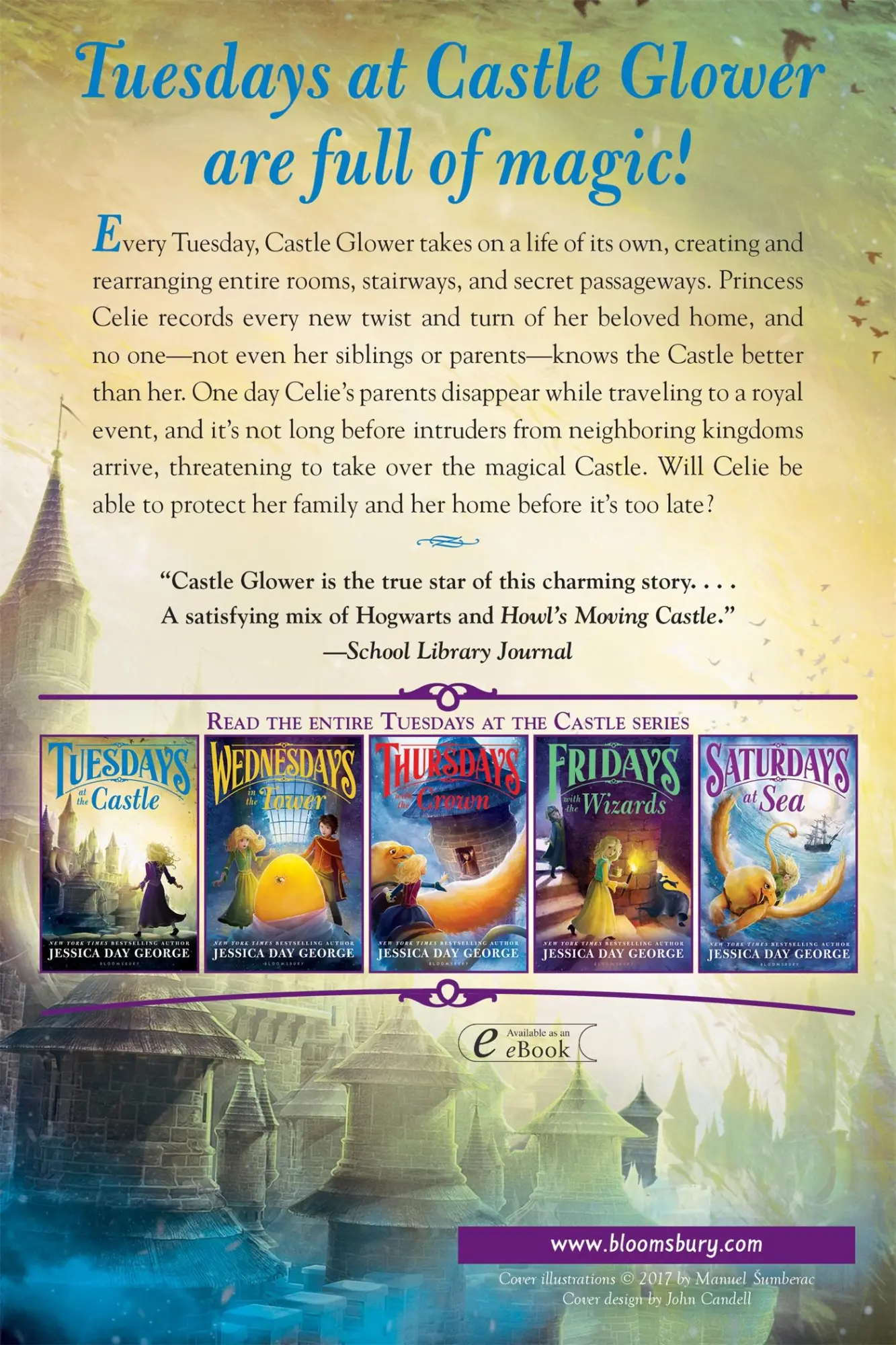 Rückseite: 9781681192185 | Tuesdays at the Castle | Jessica Day George | Taschenbuch | Englisch