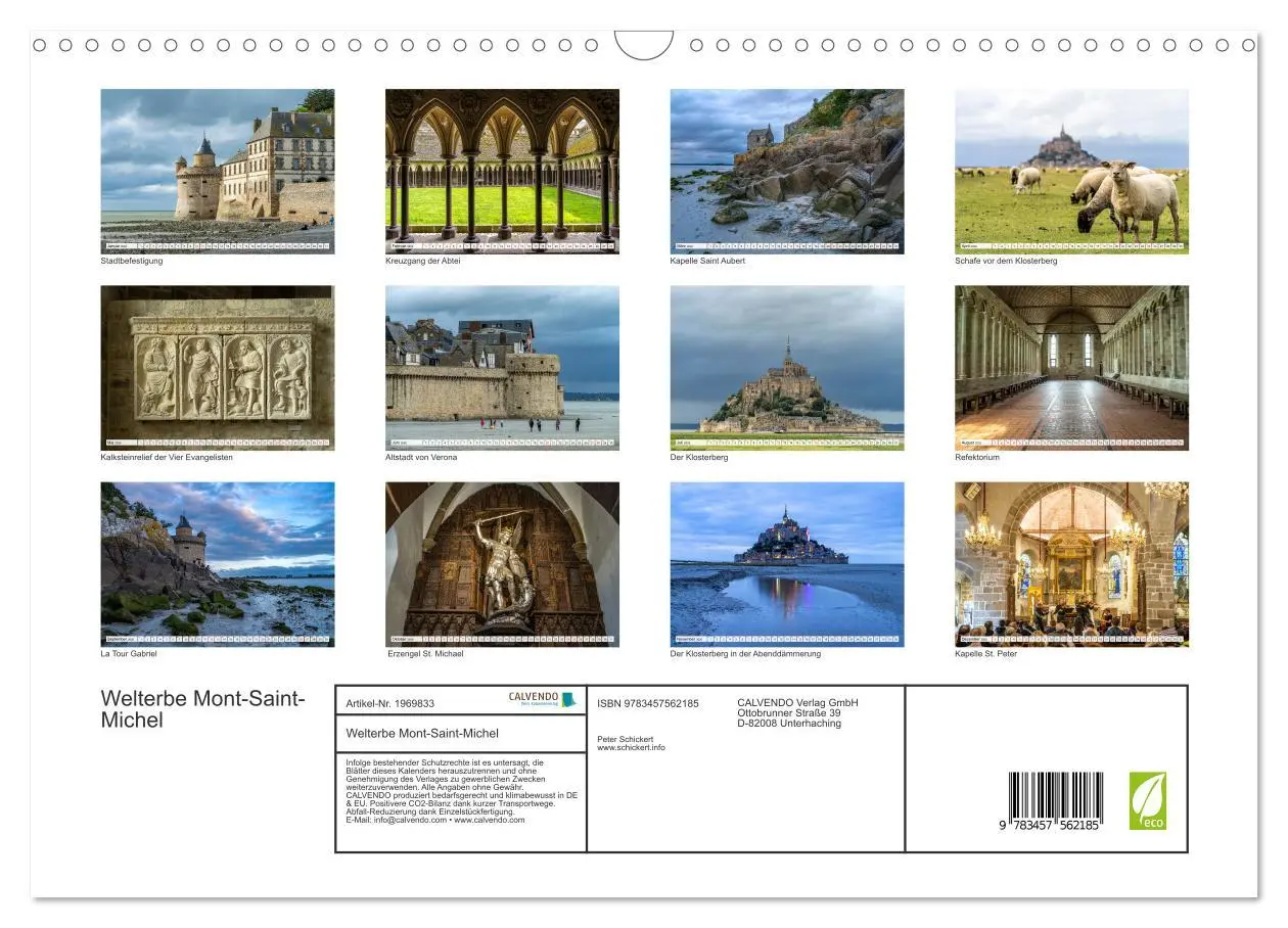 Bild: 9783457562185 | Welterbe Mont-Saint-Michel (Wandkalender 2026 DIN A3 quer),...
