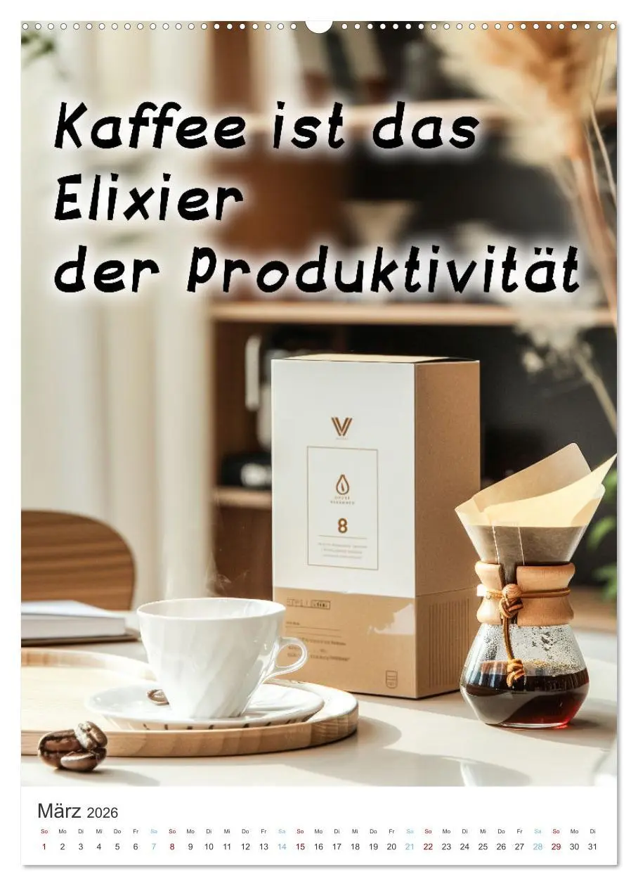 Bild: 9783516272185 | Kaffeegenuss für die Seele (hochwertiger Premium Wandkalender 2026...