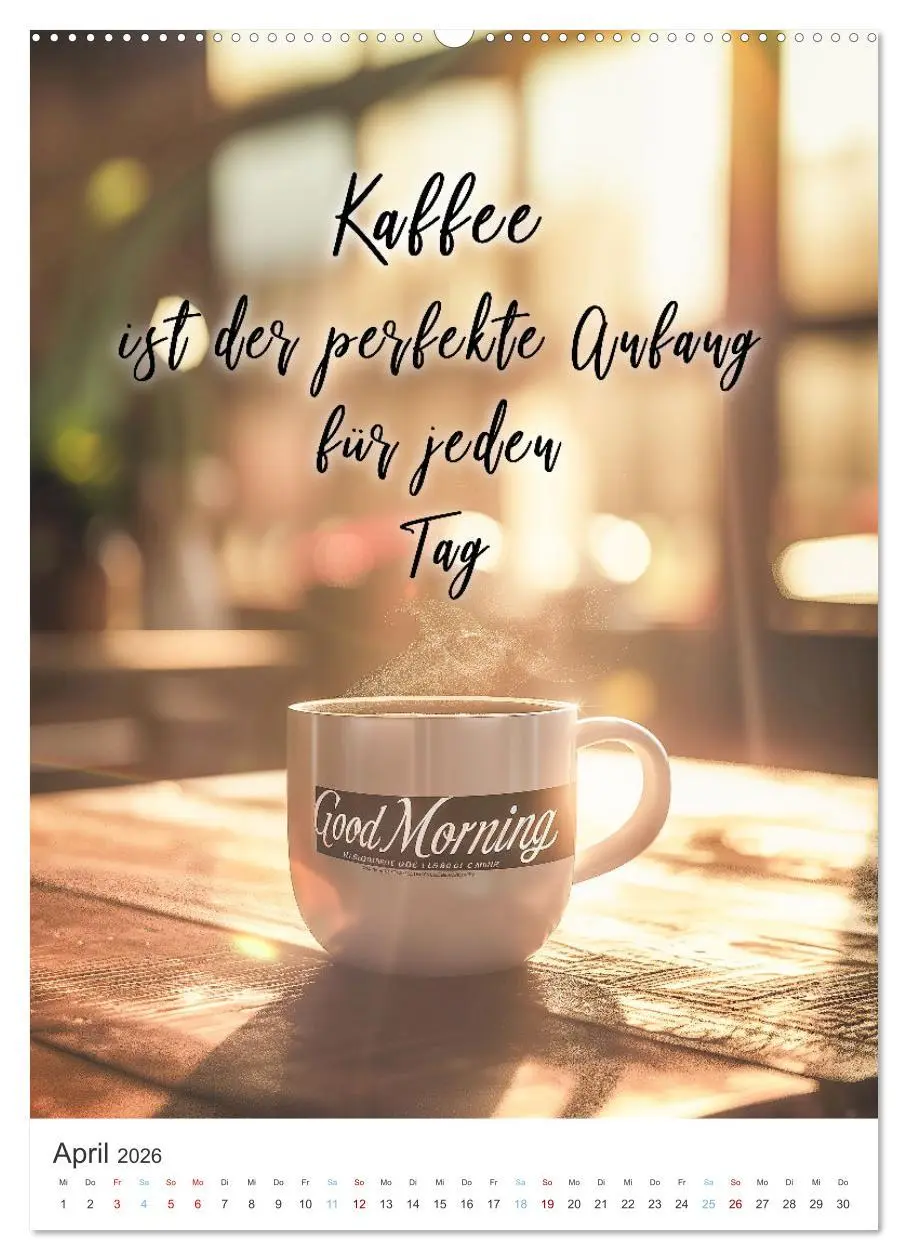Bild: 9783516272185 | Kaffeegenuss für die Seele (hochwertiger Premium Wandkalender 2026...