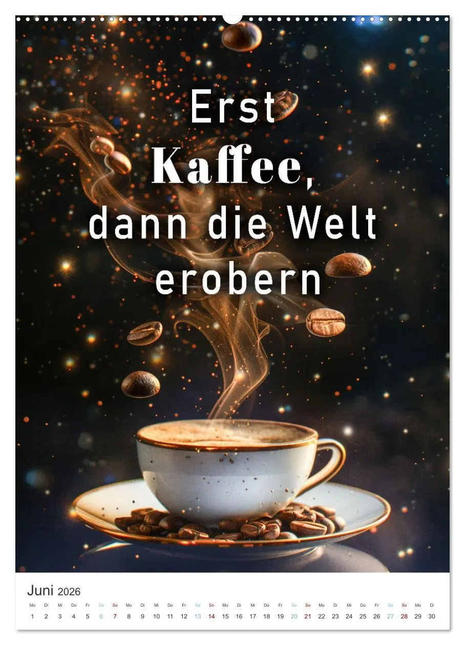 Bild: 9783516272185 | Kaffeegenuss für die Seele (hochwertiger Premium Wandkalender 2026...