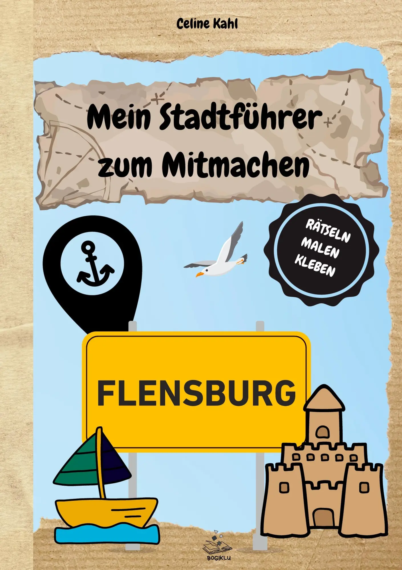 Cover: 9783819212185 | Mein Stadtführer zum Mitmachen Flensburg | Celine Kahl | Taschenbuch