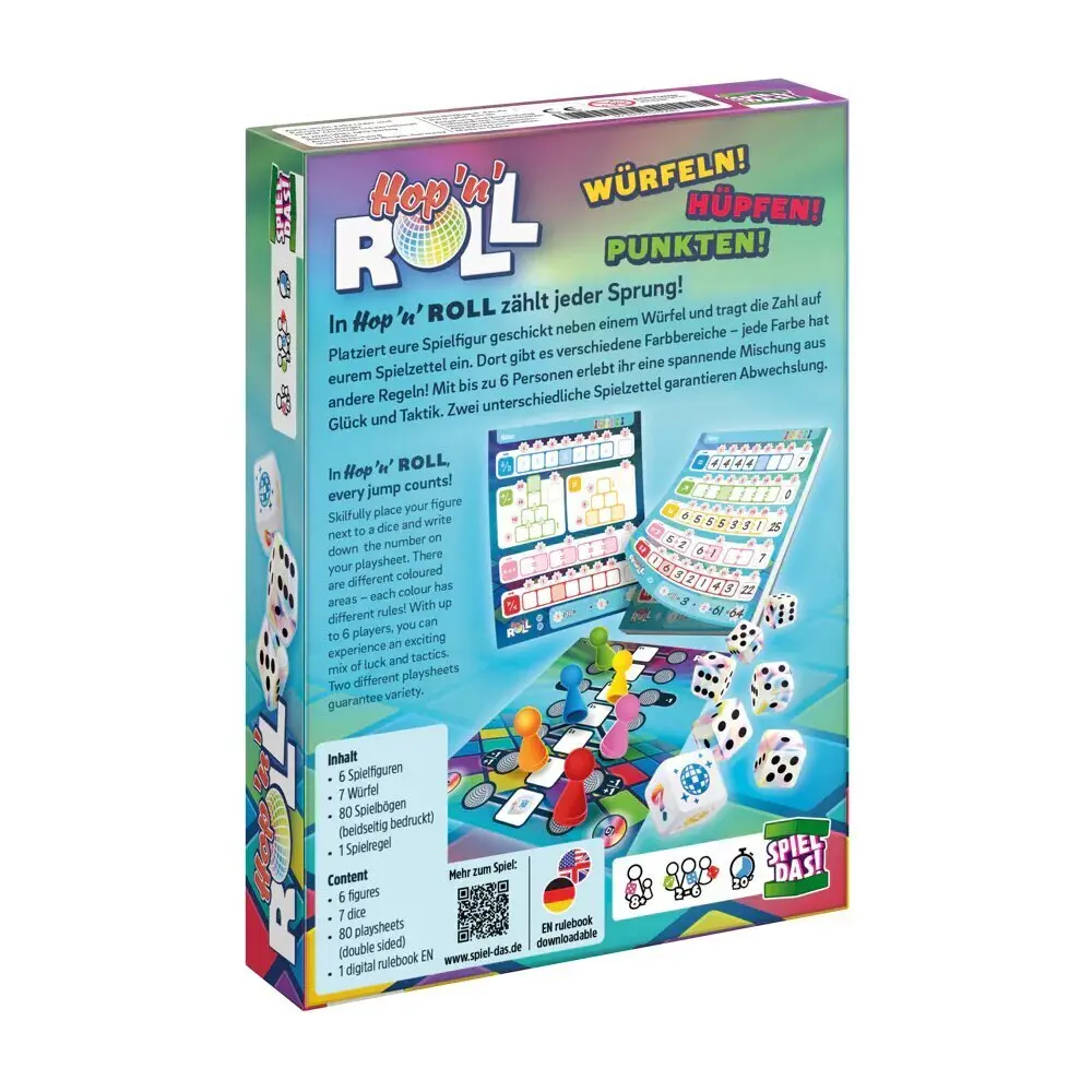 Bild: 735654542285 | Hop'n'Roll | Patricia Limberger (u. a.) | Spiel | In Karton | 542285