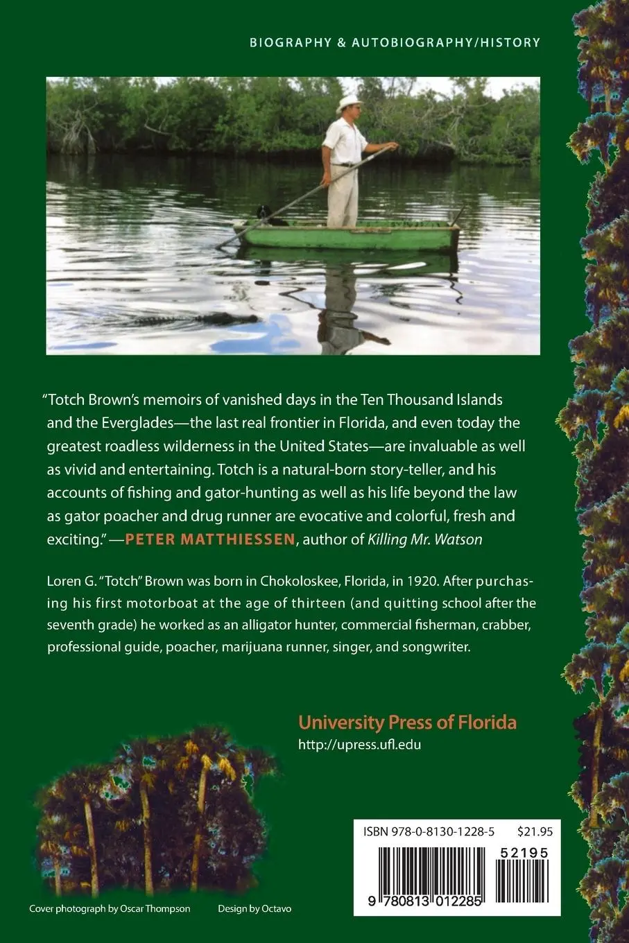 Rückseite: 9780813012285 | Totch | A Life in the Everglades | Loren G. "Totch" Brown | Buch