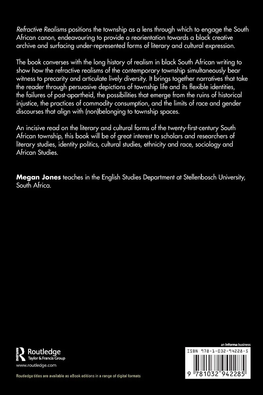 Rückseite: 9781032942285 | Refractive Realisms | Megan Jones | Taschenbuch | Englisch | 2025