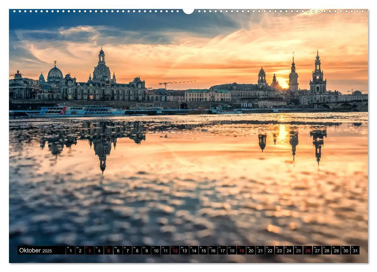Bild: 9783435842285 | Barockperle Dresden (Wandkalender 2025 DIN A2 quer), CALVENDO...