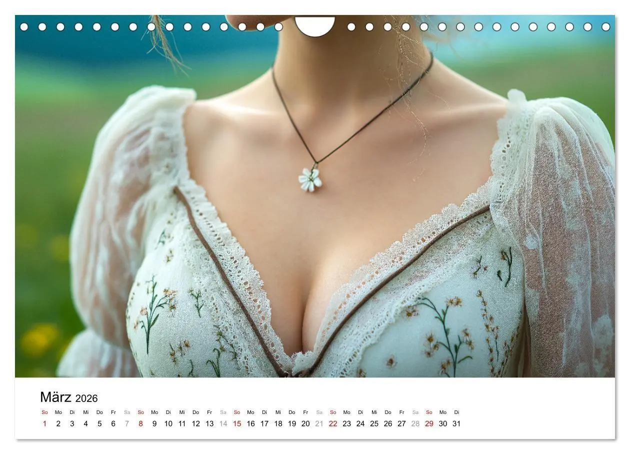 Bild: 9783457312285 | Dirndl Dekollete Kalender - Traditionelle Tracht und bayerische...