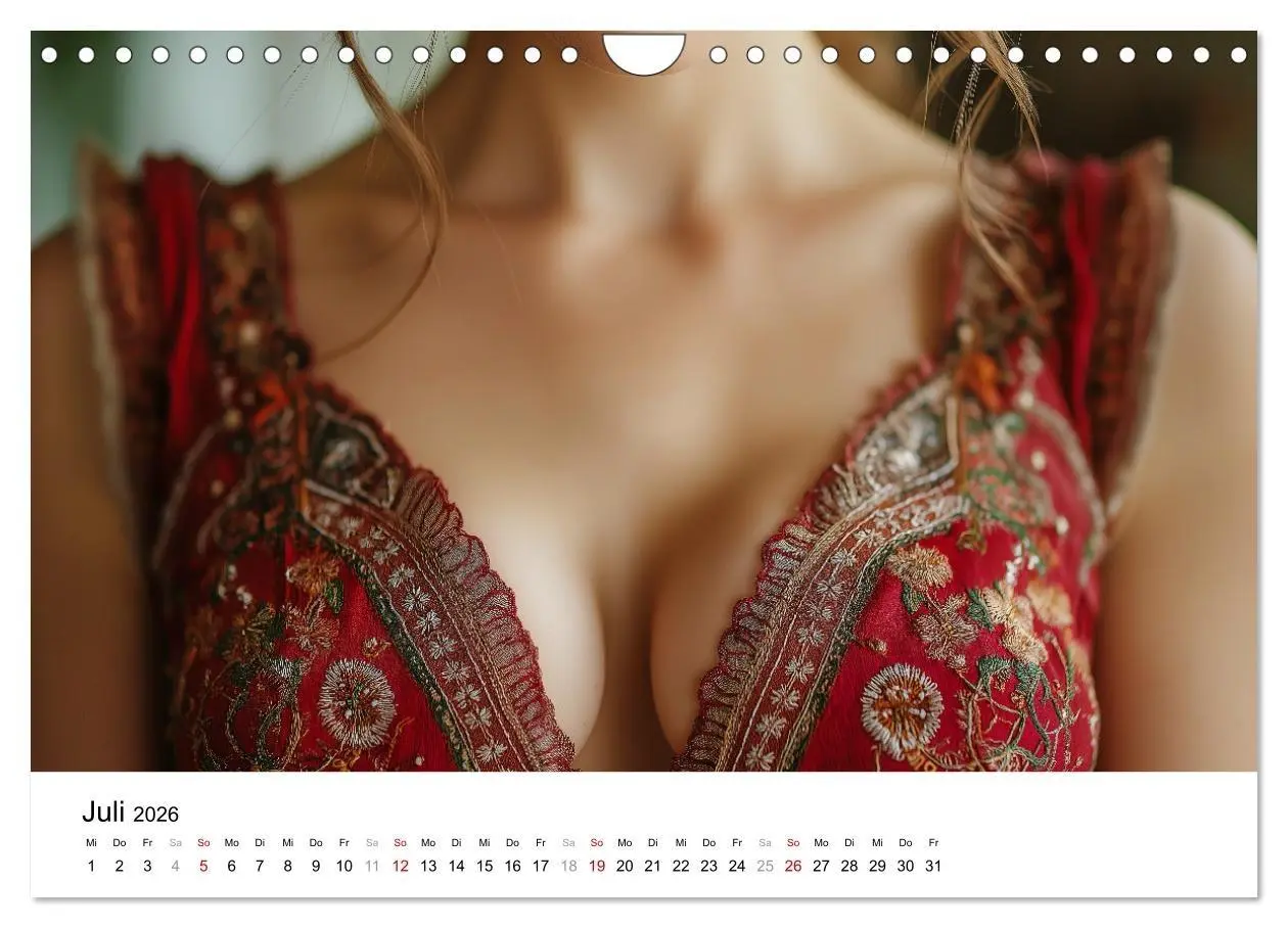 Bild: 9783457312285 | Dirndl Dekollete Kalender - Traditionelle Tracht und bayerische...