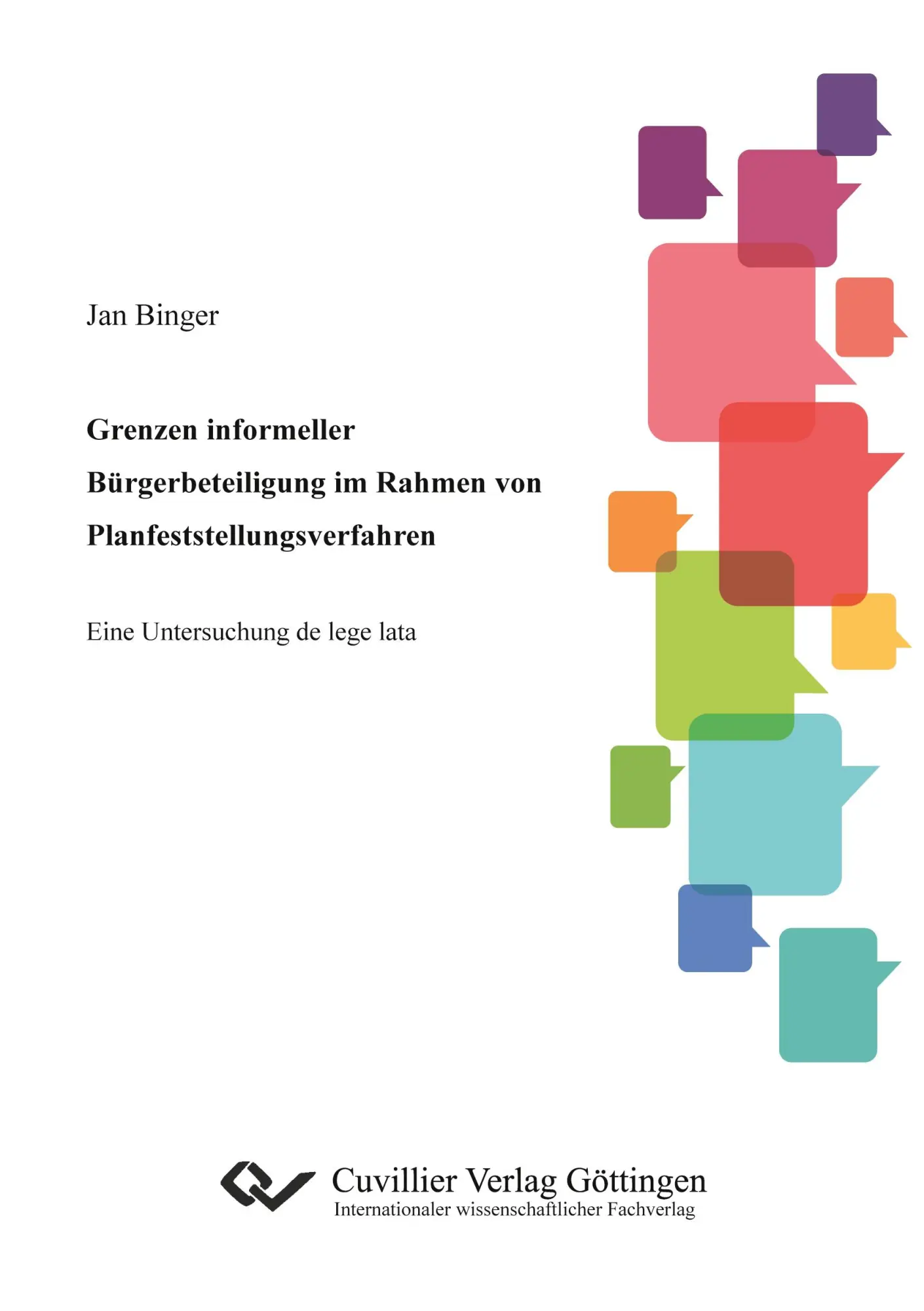 Cover: 9783736972285 | Grenzen informeller Bürgerbeteiligung im Rahmen von...