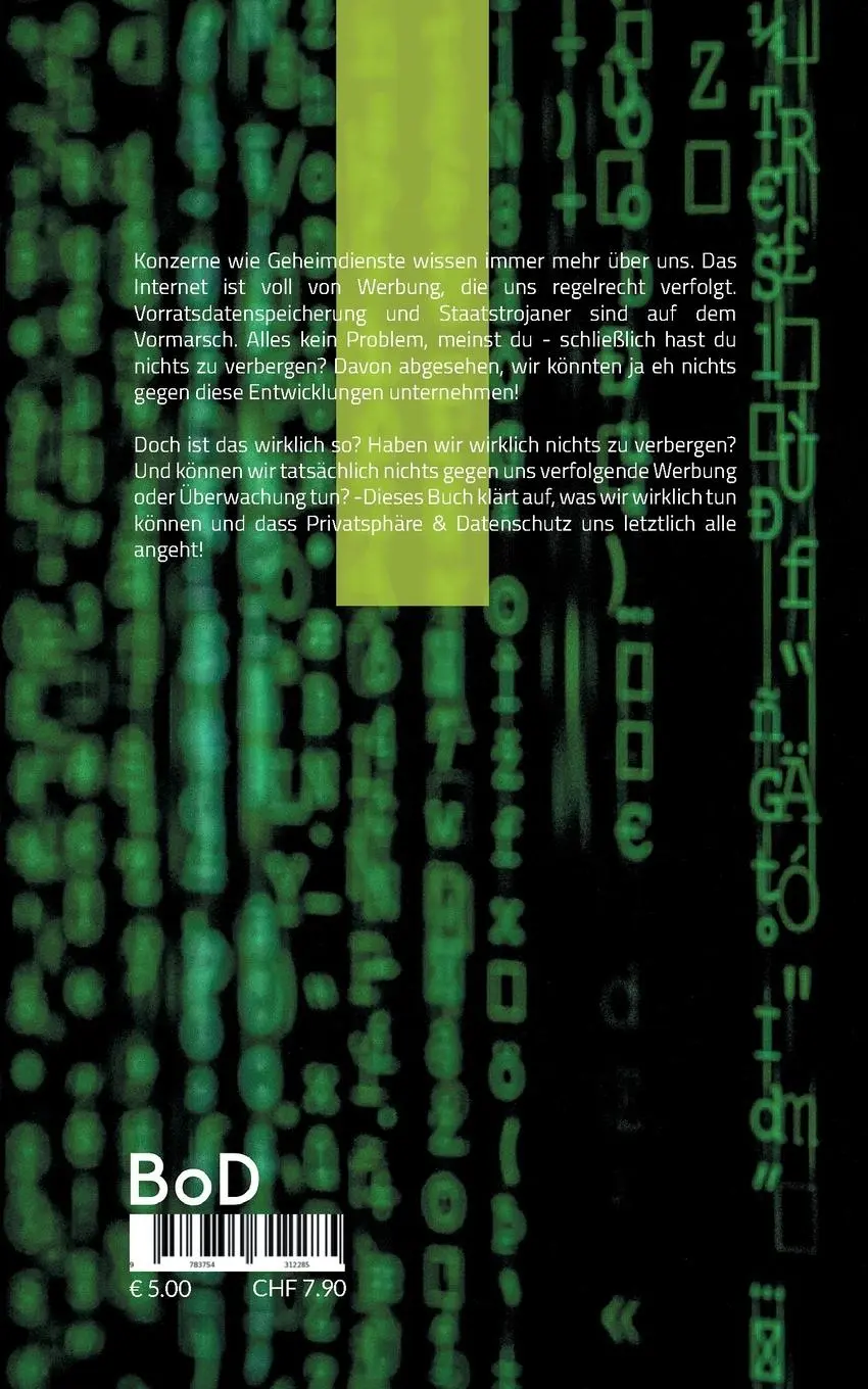 Rückseite: 9783754312285 | Nothing to hide? | Warum wir alle etwas zu verbergen haben | Schmitt