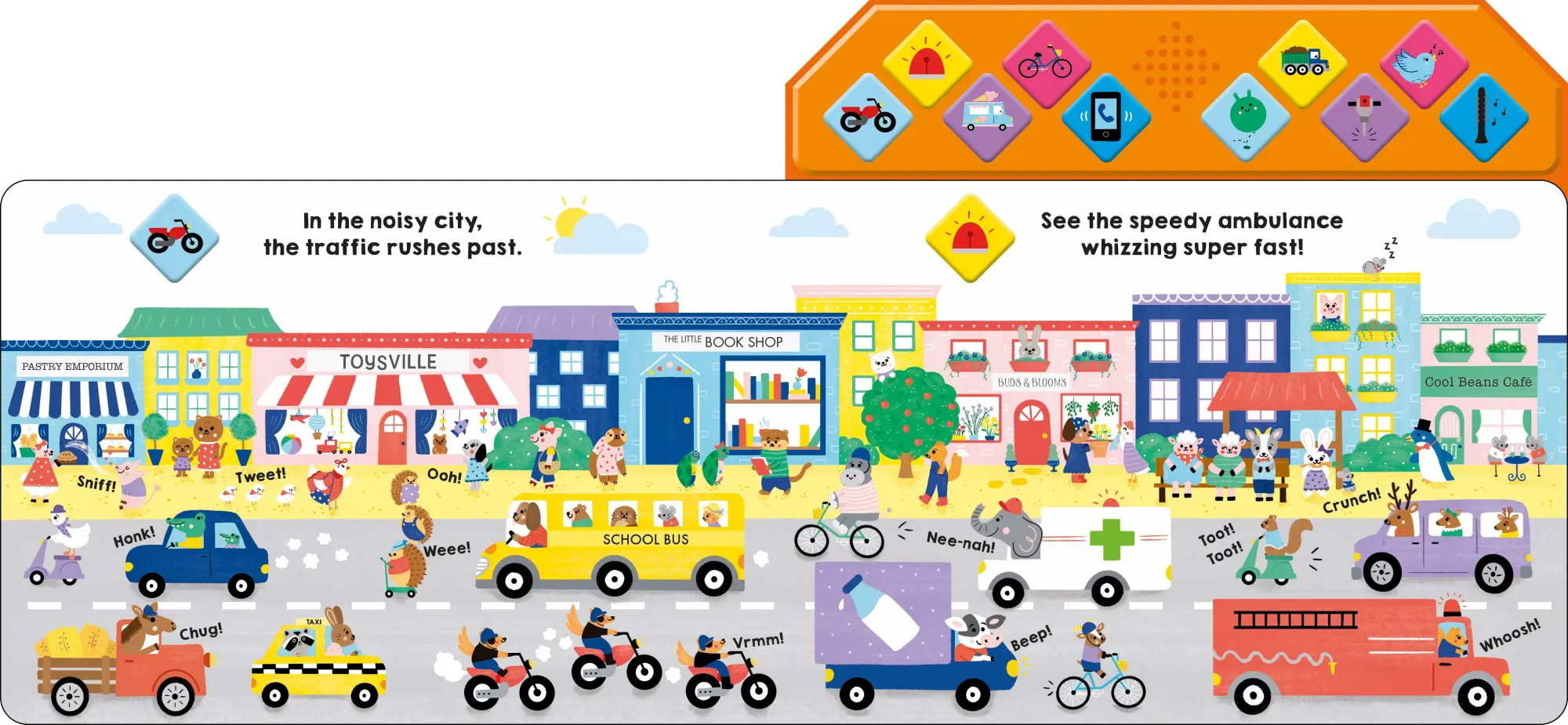 Bild: 9781838992385 | What Can You Hear? In The City | Priddy Books (u. a.) | Buch | 2022