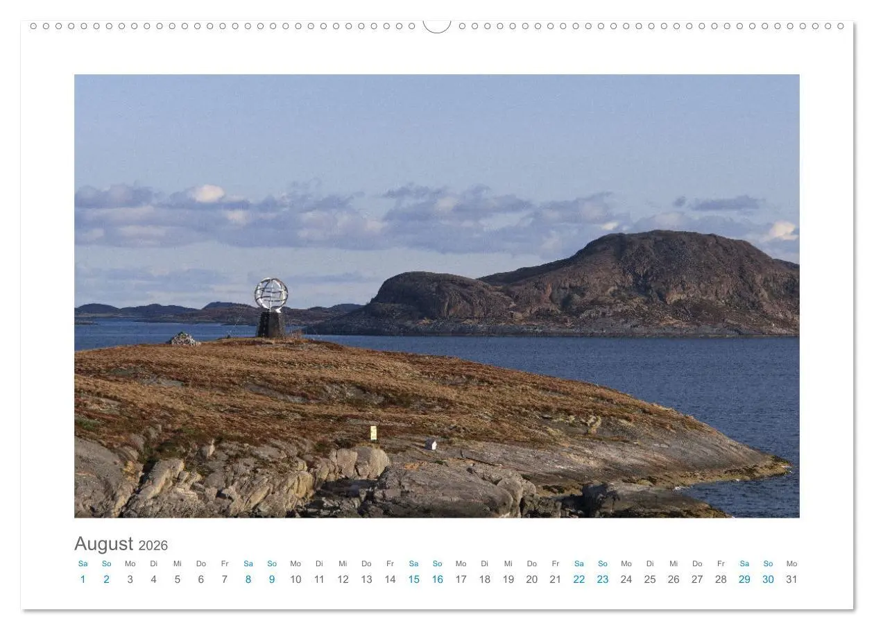 Bild: 9783457302385 | Kurs Nord - mit dem Postschiff (Wandkalender 2026 DIN A2 quer),...