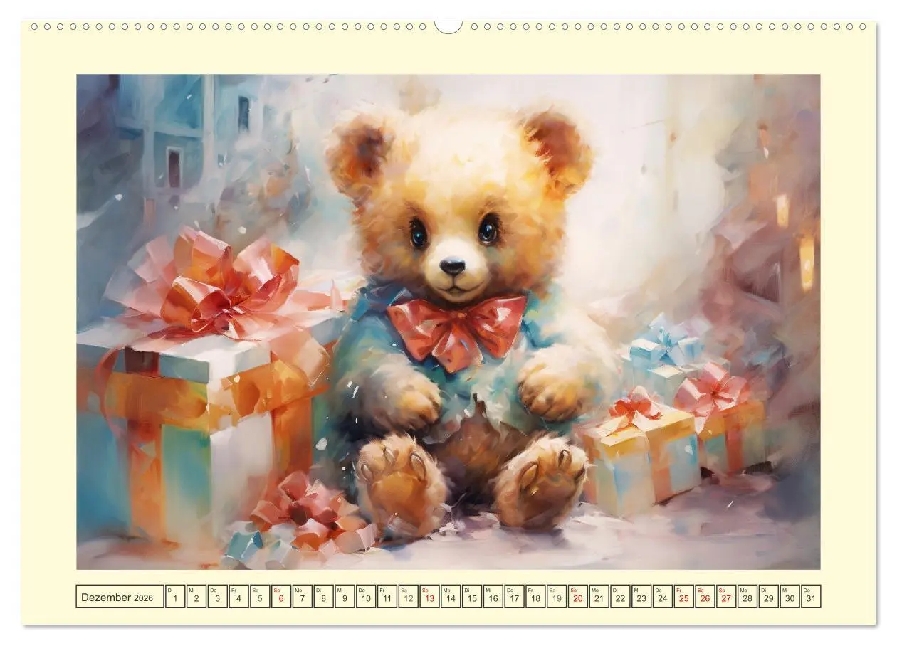 Bild: 9783457472385 | Teddybär Romantik. Verträumte Aquarelle von lieblichen Bären...