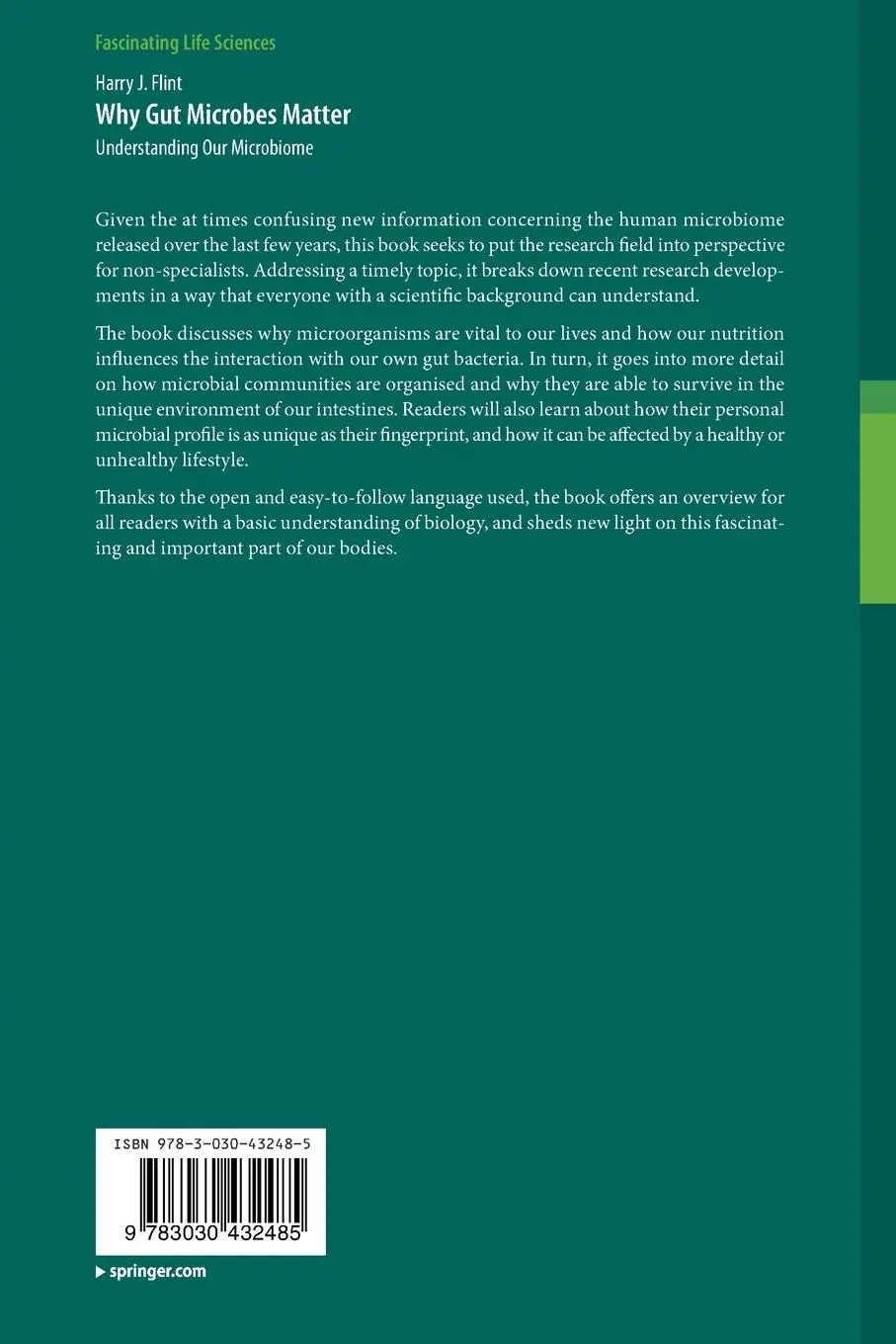 Rückseite: 9783030432485 | Why Gut Microbes Matter | Understanding Our Microbiome | Flint | Buch