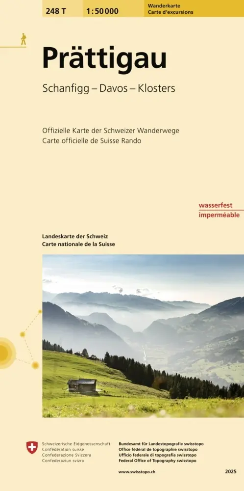Cover: 9783302302485 | Landeskarte der Schweiz Prättigau | Schanfigg - Landschaft Davos