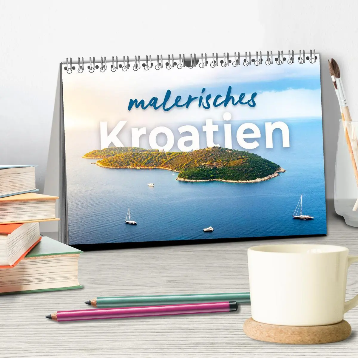 Bild: 9783457912485 | Malerisches Kroatien (Tischkalender 2026 DIN A5 quer), CALVENDO...