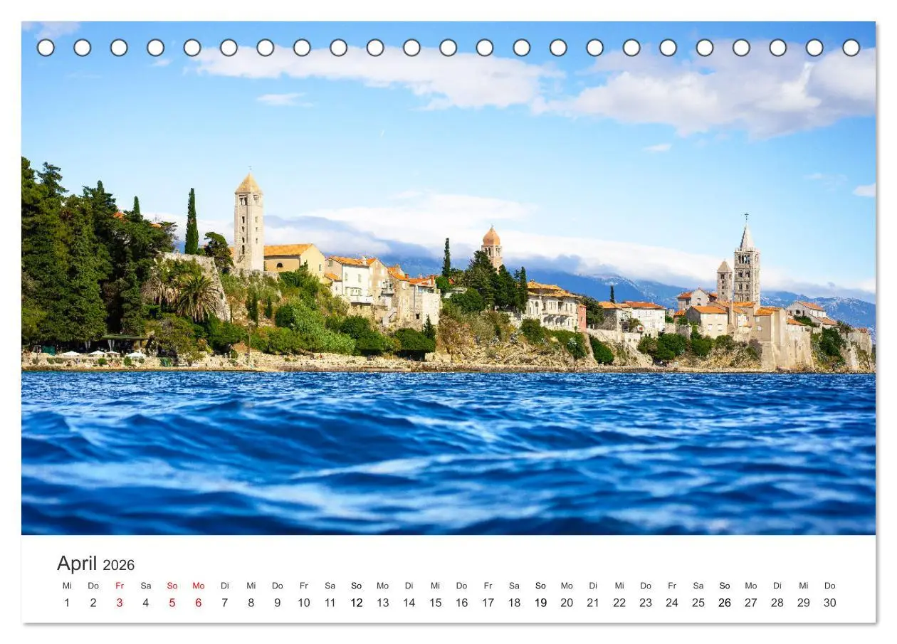 Bild: 9783457912485 | Malerisches Kroatien (Tischkalender 2026 DIN A5 quer), CALVENDO...