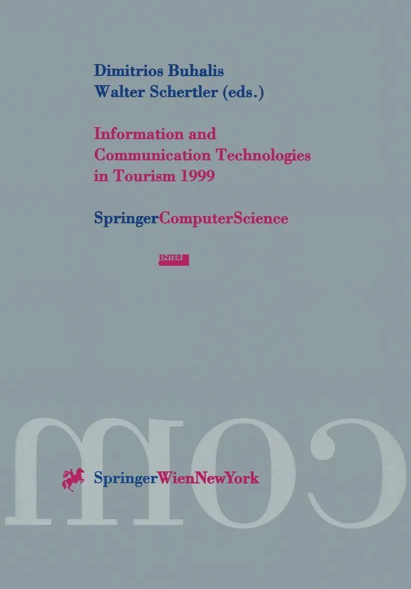 Cover: 9783211832585 | Information and Communication Technologies in Tourism 1999 | Buch