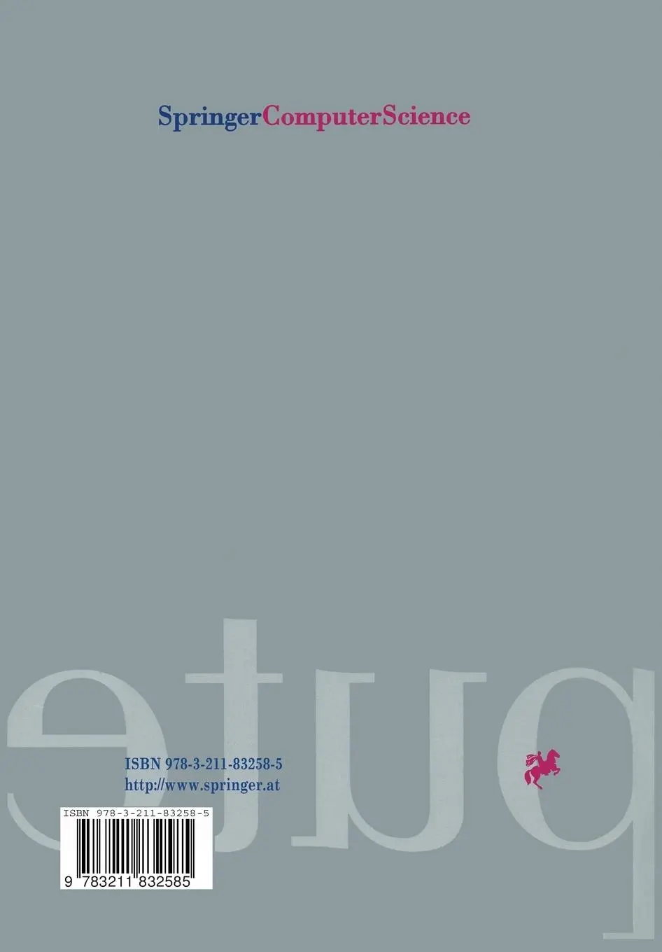 Rückseite: 9783211832585 | Information and Communication Technologies in Tourism 1999 | Buch