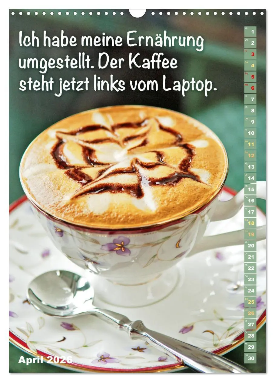 Bild: 9783516302585 | Kaffeestunde: Die Welt der Baristas (Wandkalender 2026 DIN A3...
