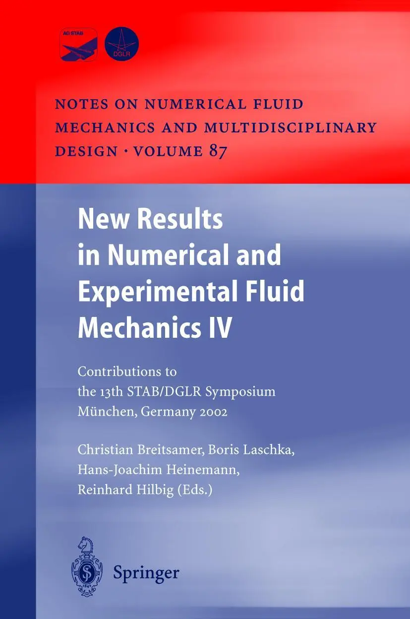 Cover: 9783540202585 | New Results in Numerical and Experimental Fluid Mechanics IV | Buch
