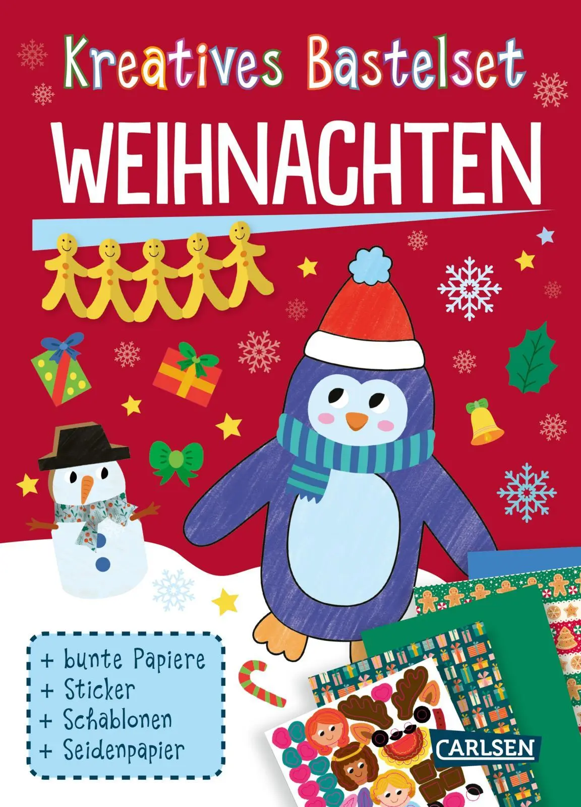 Cover: 9783551192585 | Bastelset für Kinder: Kreatives Bastelset: Weihnachten 2025 | Poitier