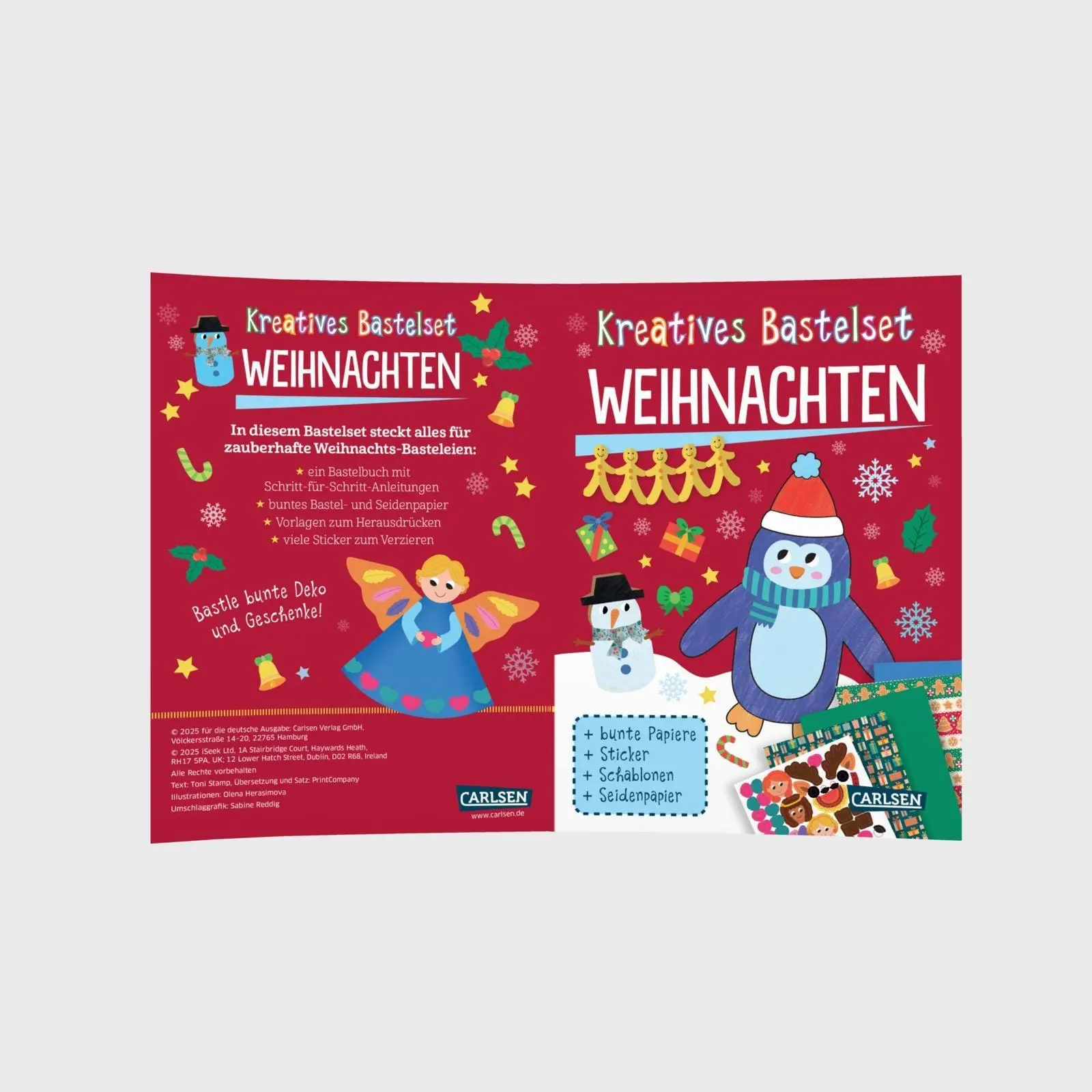 Bild: 9783551192585 | Bastelset für Kinder: Kreatives Bastelset: Weihnachten 2025 | Poitier