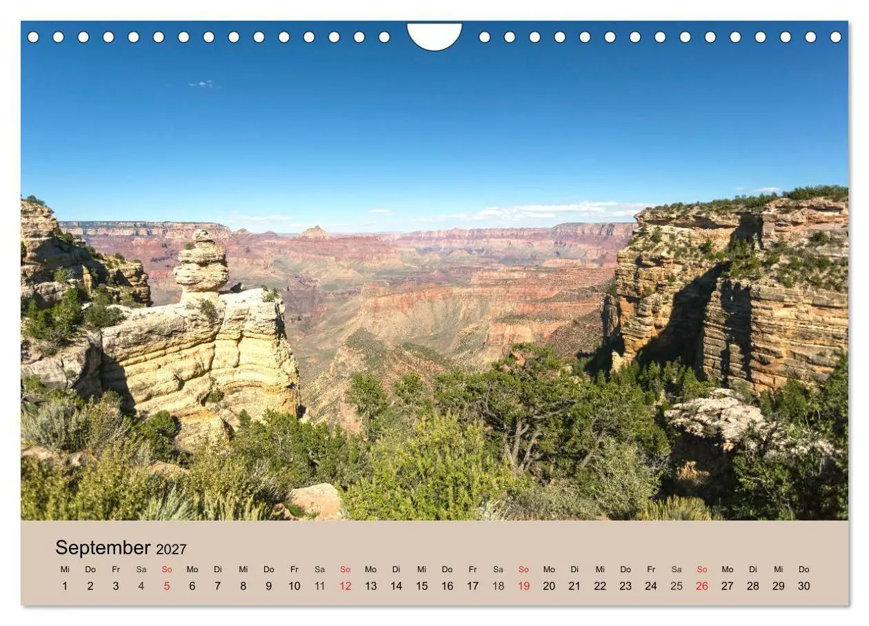 Bild: 9783594142585 | Faszination USA - traumhafter Südwesten (Wandkalender 2027 DIN A4...