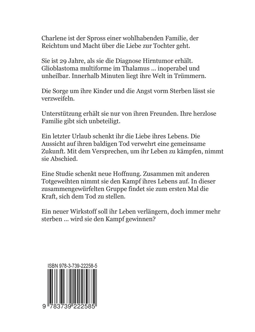 Rückseite: 9783739222585 | Charlie | der kleine Hirntumor | Gabriele Von Holbach | Taschenbuch
